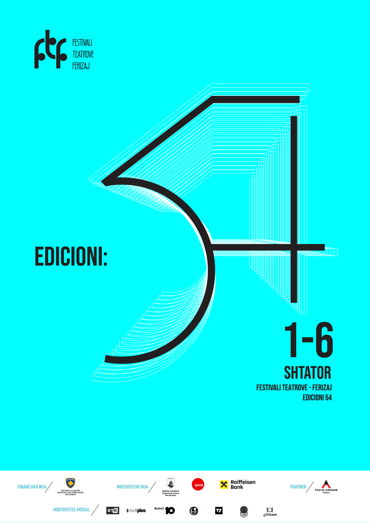 Official Poster - Festivali Teatrove Ferizaj EDICIONI – 54